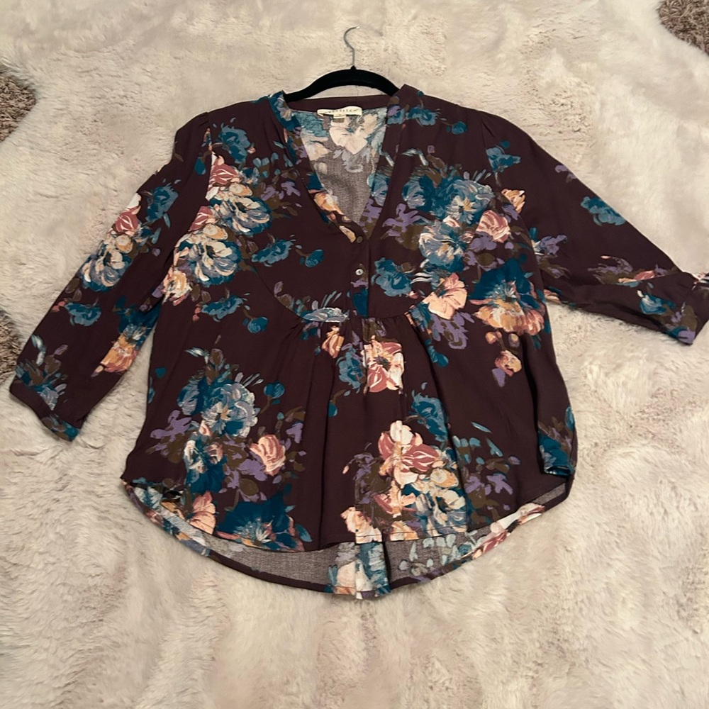 Love Stitch BOHO Floral Women's Top